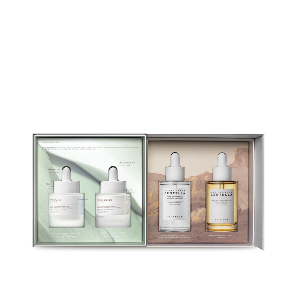 SKIN1004 Madagascar Centella Ampoule Set - 1004 Day Signature packaging display