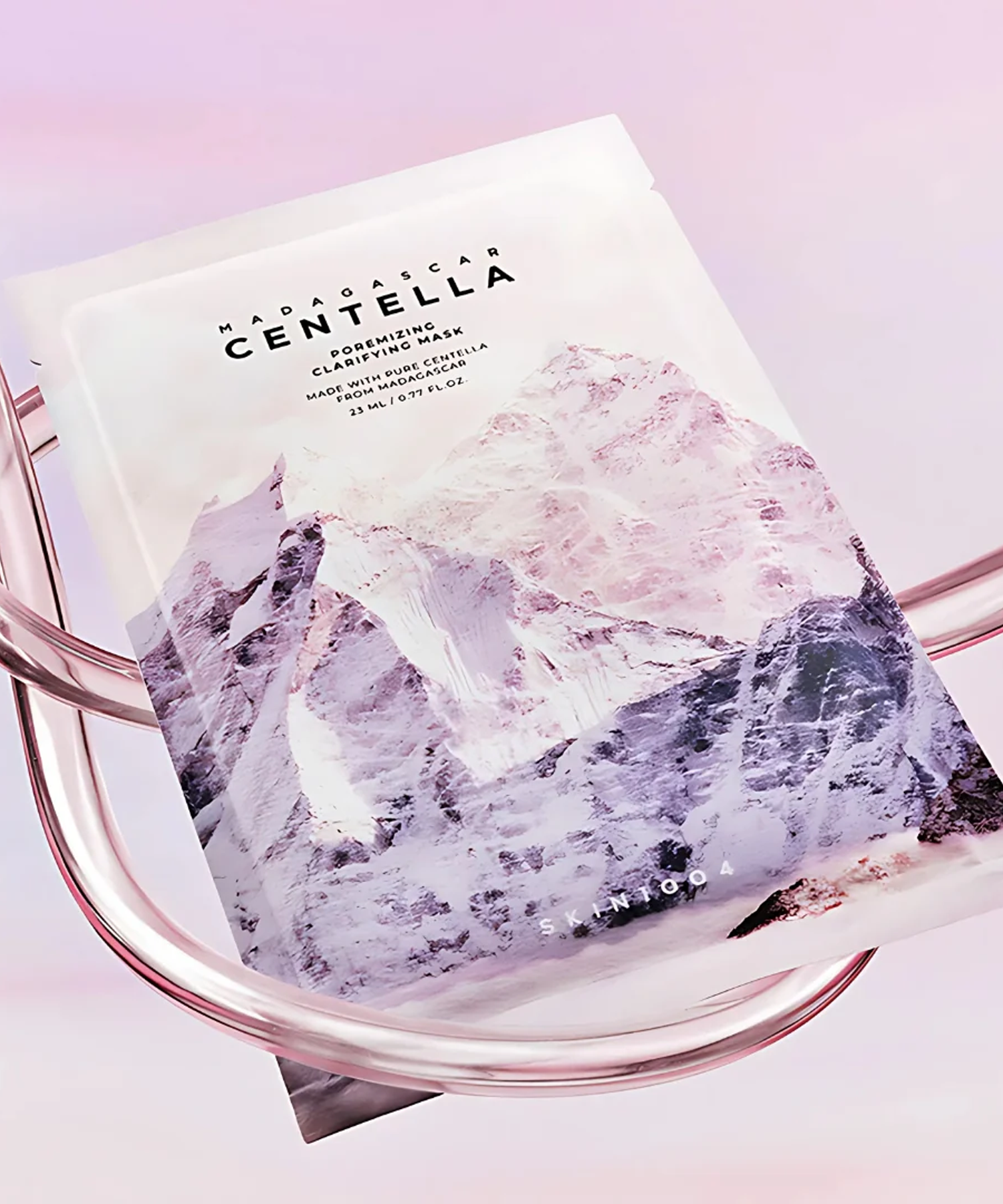 SKIN1004 Madagascar Centella Pore-Melting Clarifying Mask 23ml [5 sheets] packaging with mountain imagery.