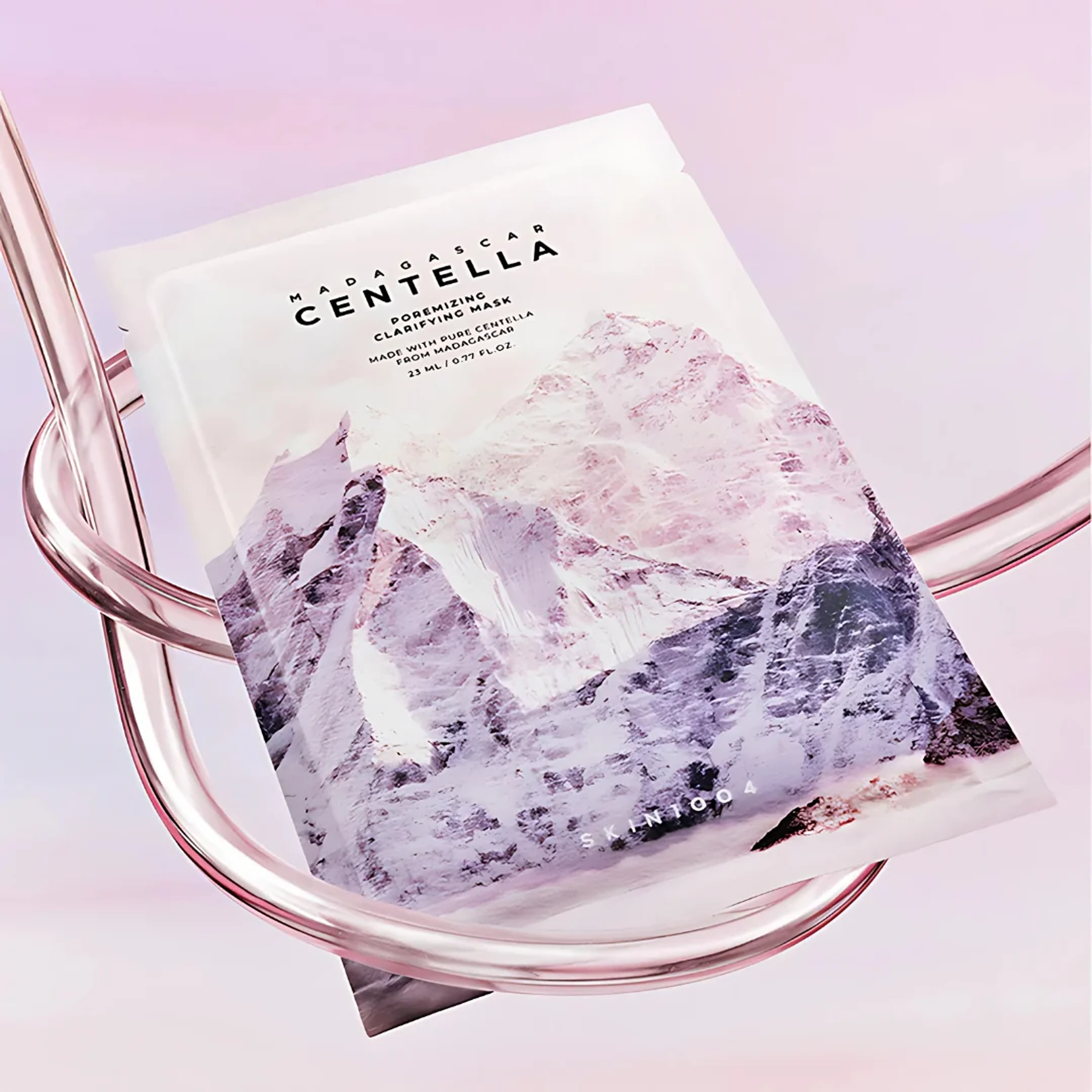SKIN1004 Madagascar Centella Pore-Melting Clarifying Mask 23ml [5 sheets] packaging with mountain imagery.