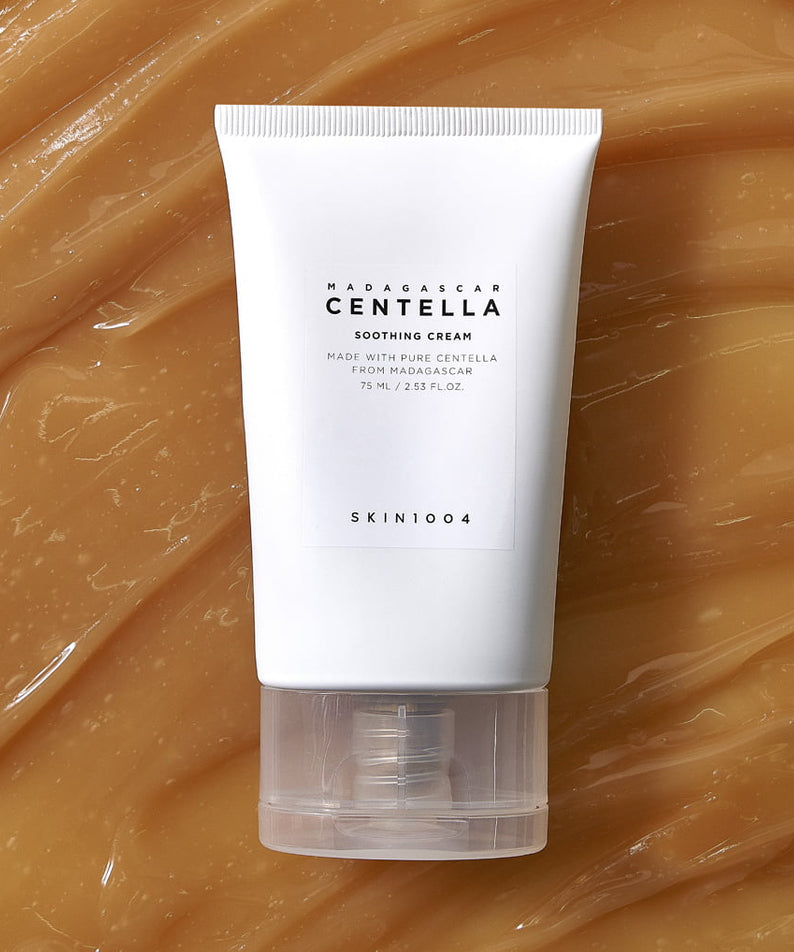 SKIN1004 Madagascar Centella Soothing Cream 75ml on textured background