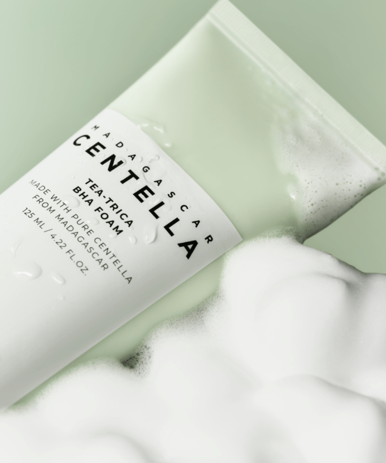 SKIN1004 Madagascar Centella Tea-trica BHA Foam 125ml face cleanser with foam