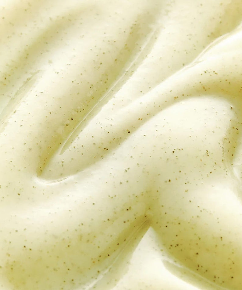 Texture of SKIN1004 Madagascar Centella Tea-trica Mild Peeling Gel 125ml showing creamy consistency and natural exfoliating particles.