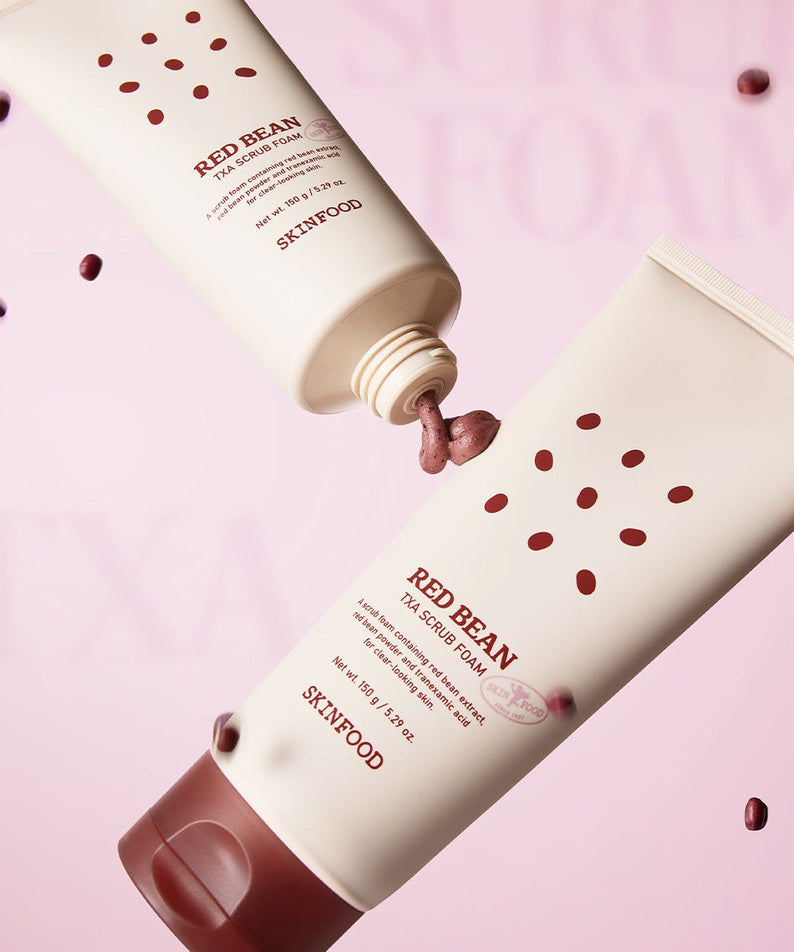 Skinfood Red Bean Tranexamic Acid Scrub Foam 150g