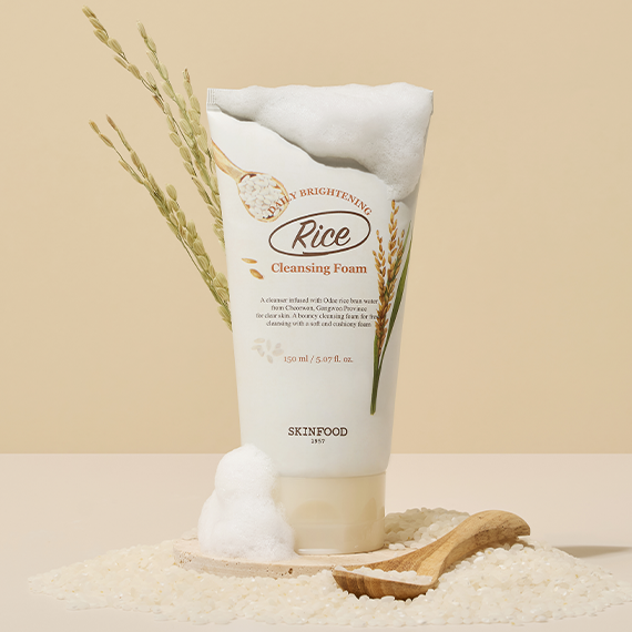 SKINFOOD ライスデイリーブライトニングクレンジングフォーム 150ml
