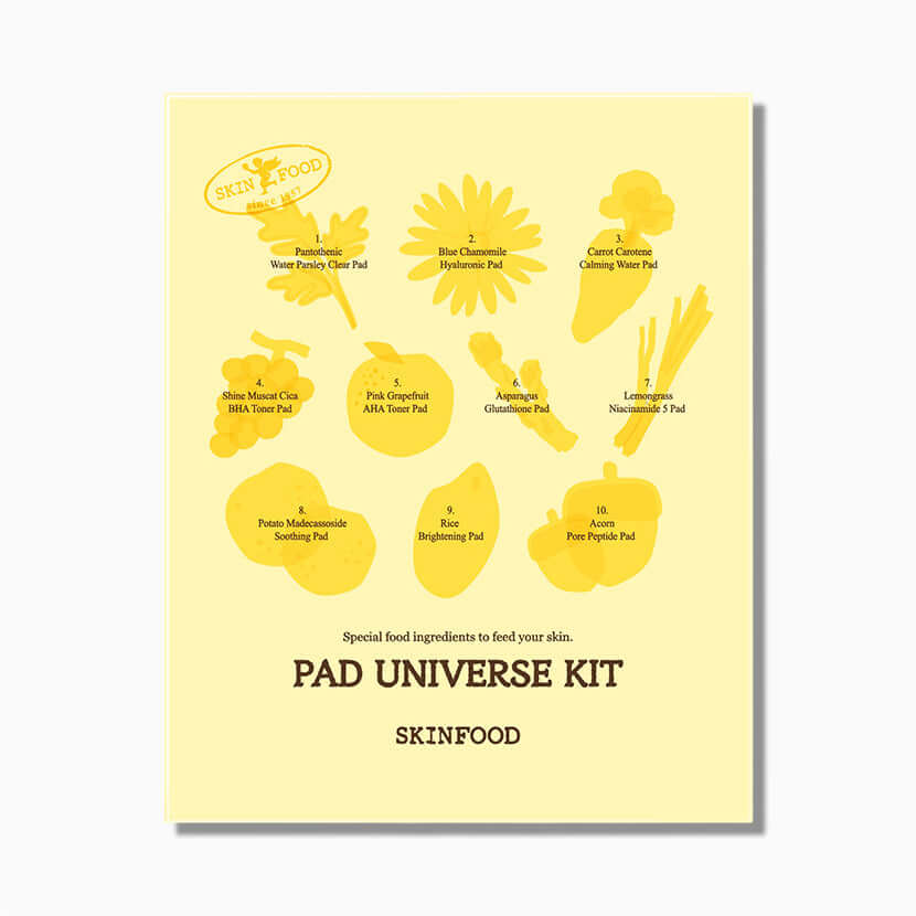 Skinfood Universe 10-piece Pad Kit (2 Pieces X 10 Pieces)