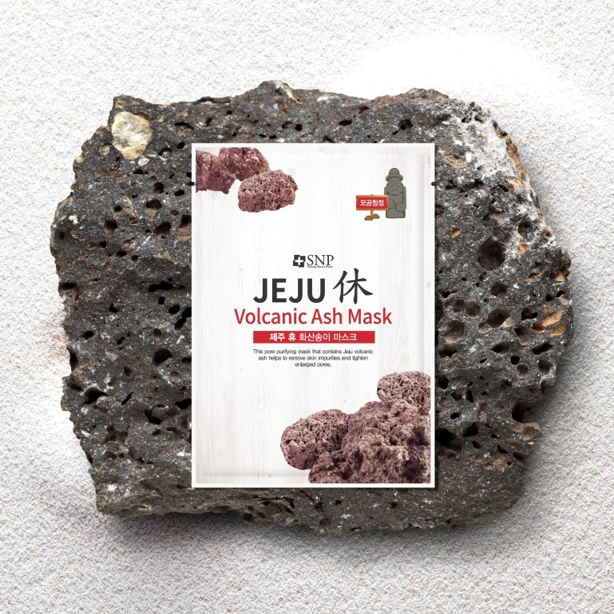 Snp Beauty Jeju Rest Volcanic Ash Mask 22ml*10ea