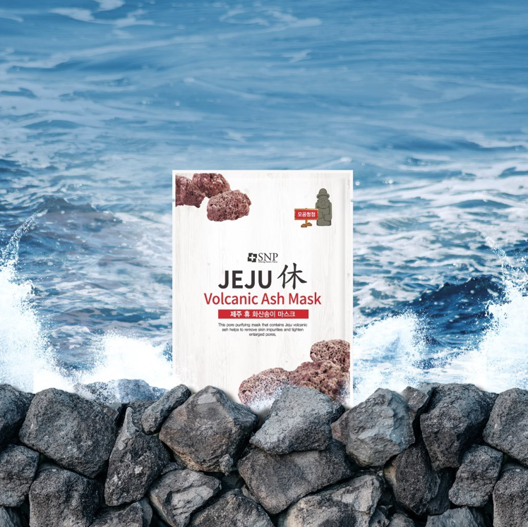 Snp Beauty Jeju Rest Volcanic Ash Mask 22ml*10ea