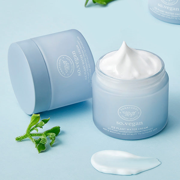 SO NATURAL So Vegan Ice Plant Water Cream 70ml | Kool Seoul