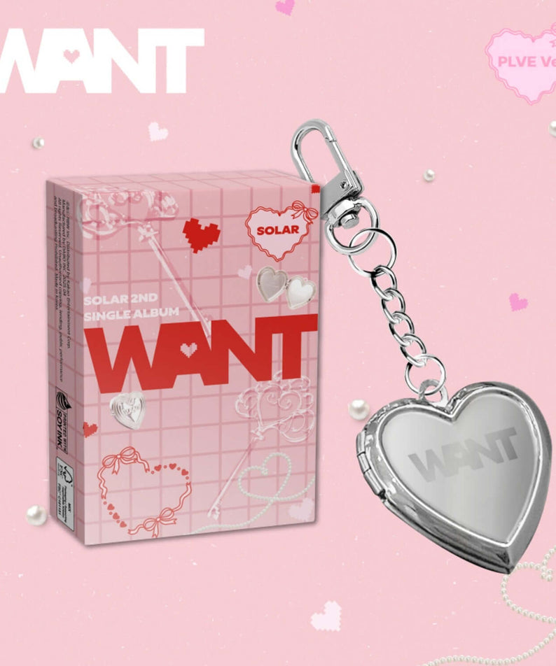 SOLAR (MAMAMOO) - 2nd Single Album [WANT] (PLVE Ver.) - Kpop | Kool Seoul - Buy Kpop Albums Online