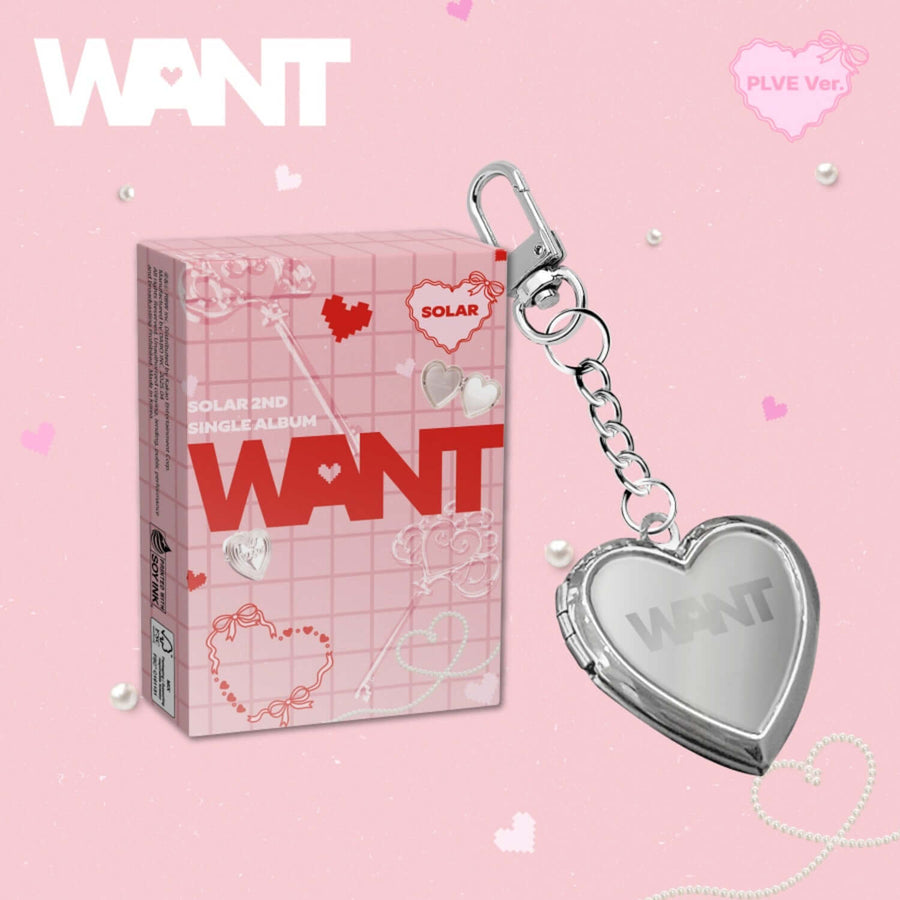 Solar (Mamamoo) - 2nd Single Album [Want] (Plve Ver.) - Kpop Album