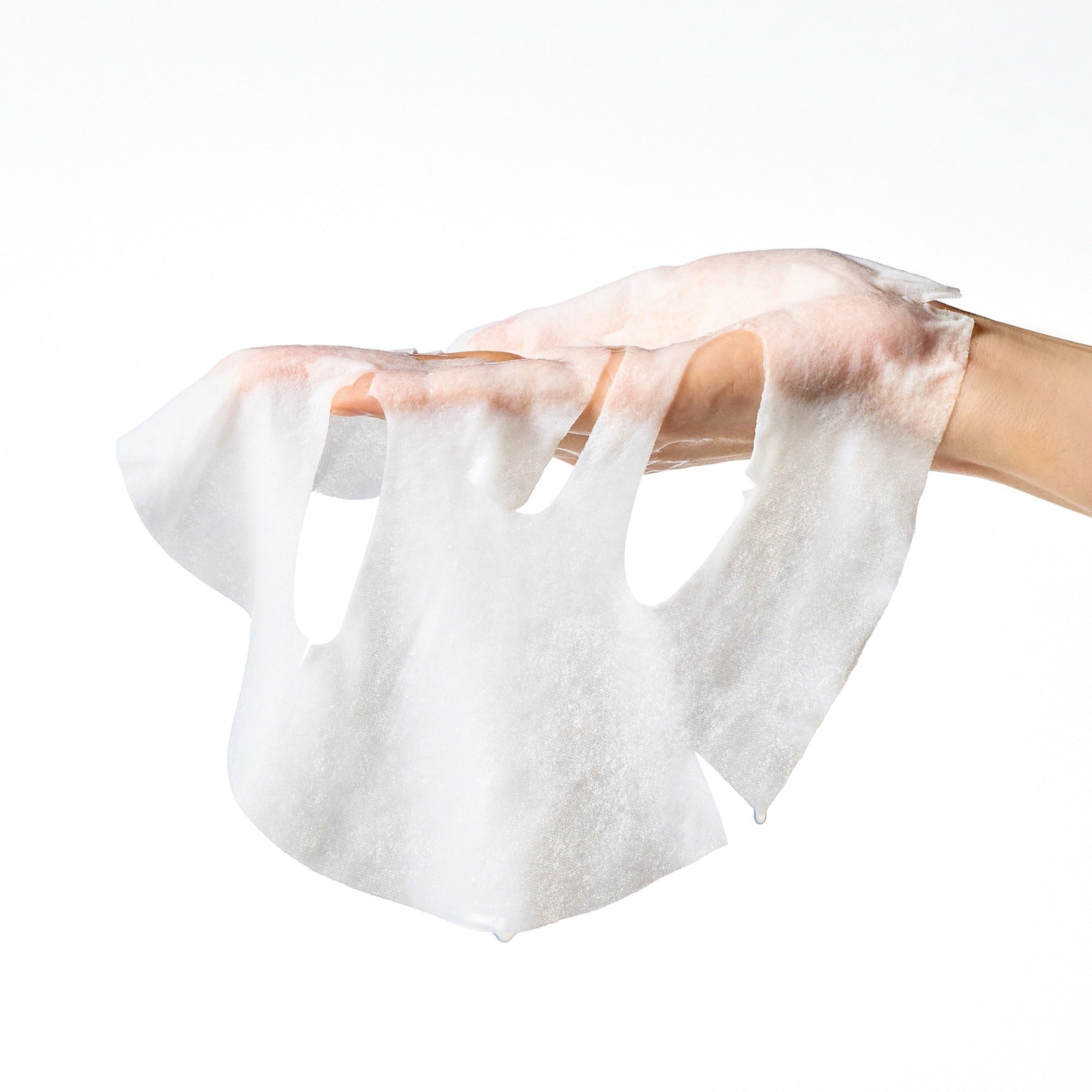 Hand holding SOME BY MI Beta Panthenol Repair Daily Mask 30ea sheet mask