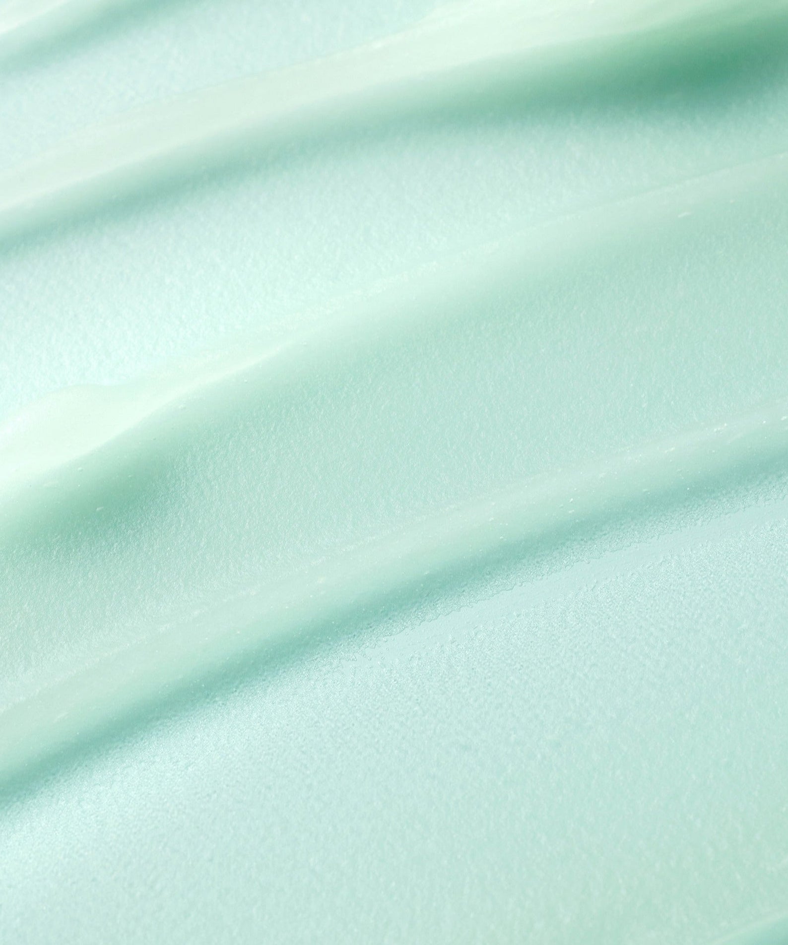 Texture of SOME BY MI PDRN Spirulina Soothing Sherbet Mask 1g x 10ea showing smooth, light green cream