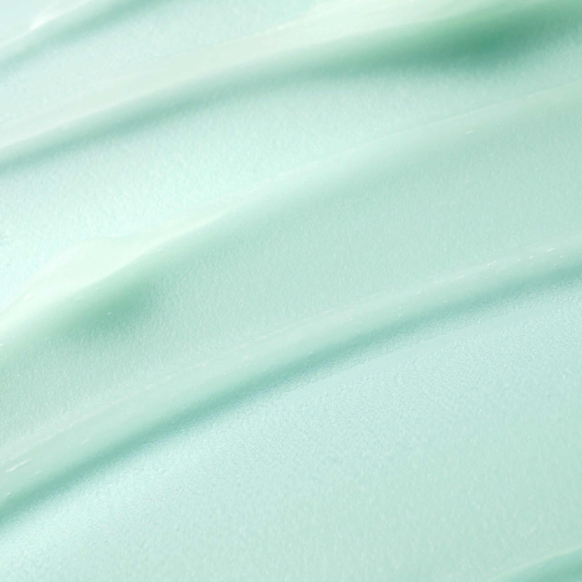 Texture of SOME BY MI PDRN Spirulina Soothing Sherbet Mask 1g x 10ea showing smooth, light green cream