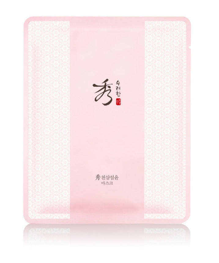 Image of SOORYEHAN Cheonsam Seol-yun Mask 30g 1 Sheet skincare product.