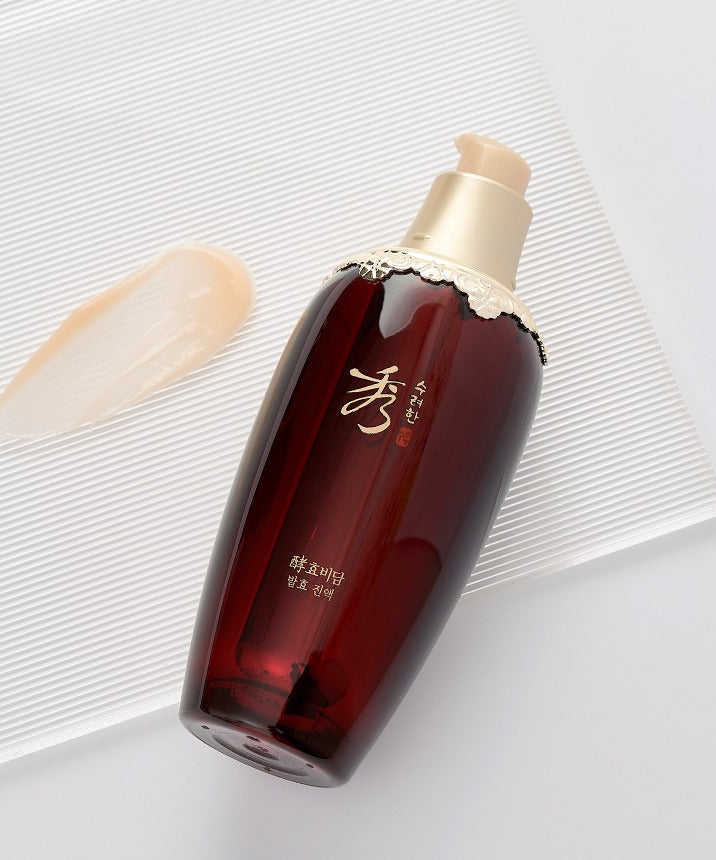 SOORYEHAN Hyobidam Fermented Liquid 45ml bottle with applicator on white surface