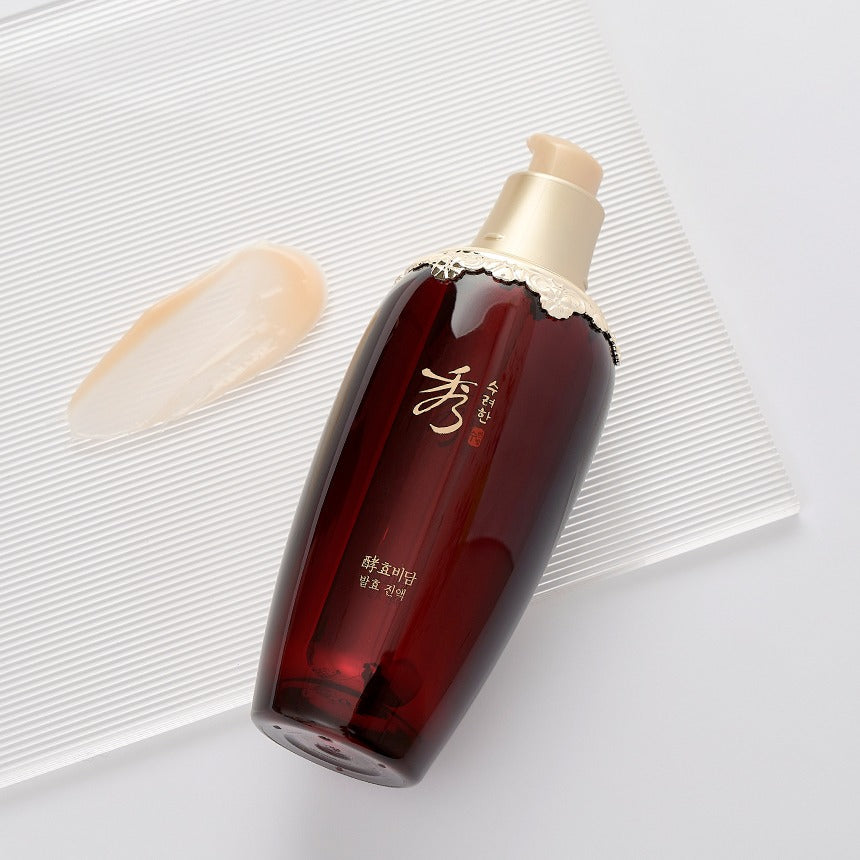 SOORYEHAN Hyobidam Fermented Liquid 45ml bottle with applicator on white surface
