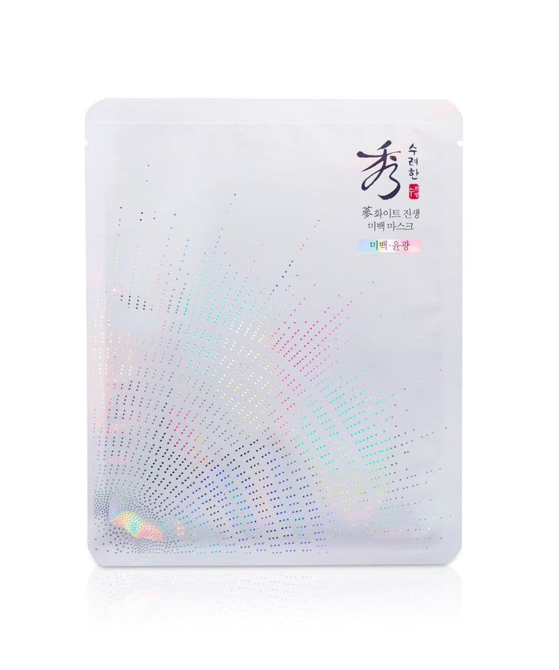 SOORYEHAN Whitinseng Whitening Mask 1 Sheet in packaging with Korean text.