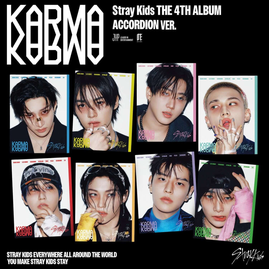 Stray Kids - 4th Album [Karma] (Accordion Ver.) (Random 1 Of 8) - Kpop Album