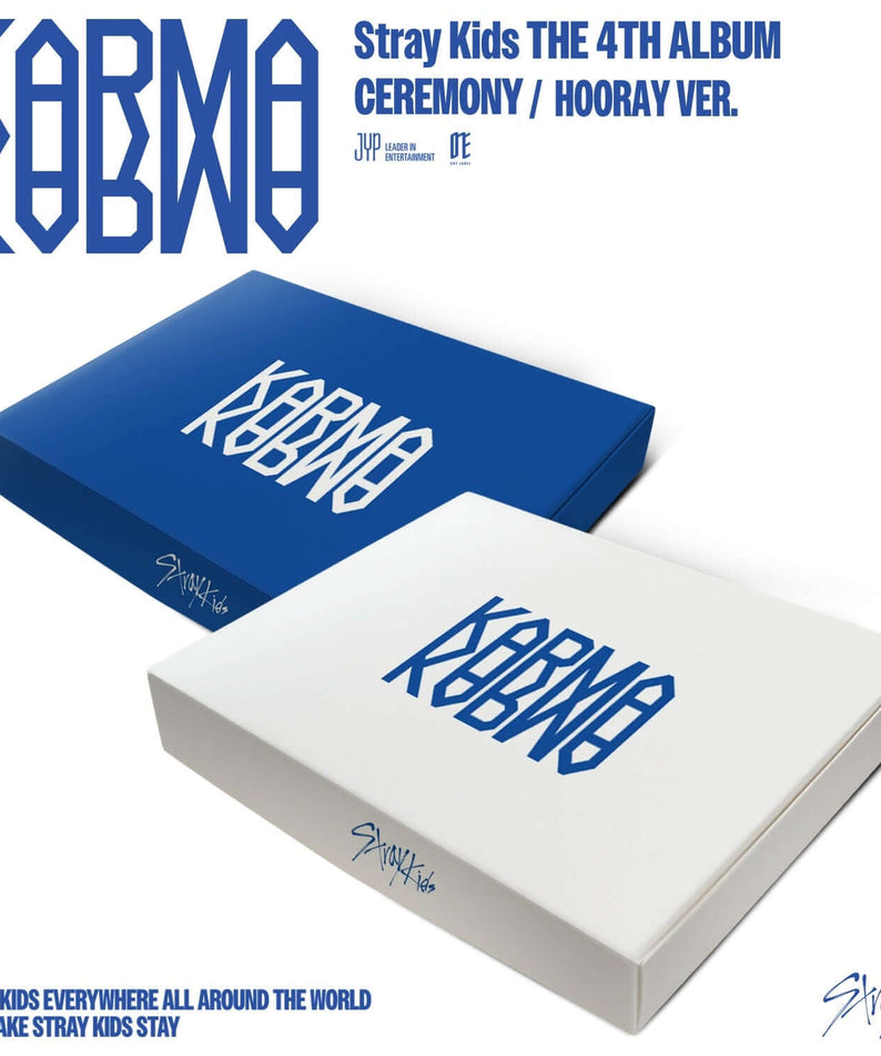 STRAY KIDS - 4th Album [KARMA] (CEREMONY VER., HOORAY VER.)  | Kool Seoul - Buy Kpop Albums Online