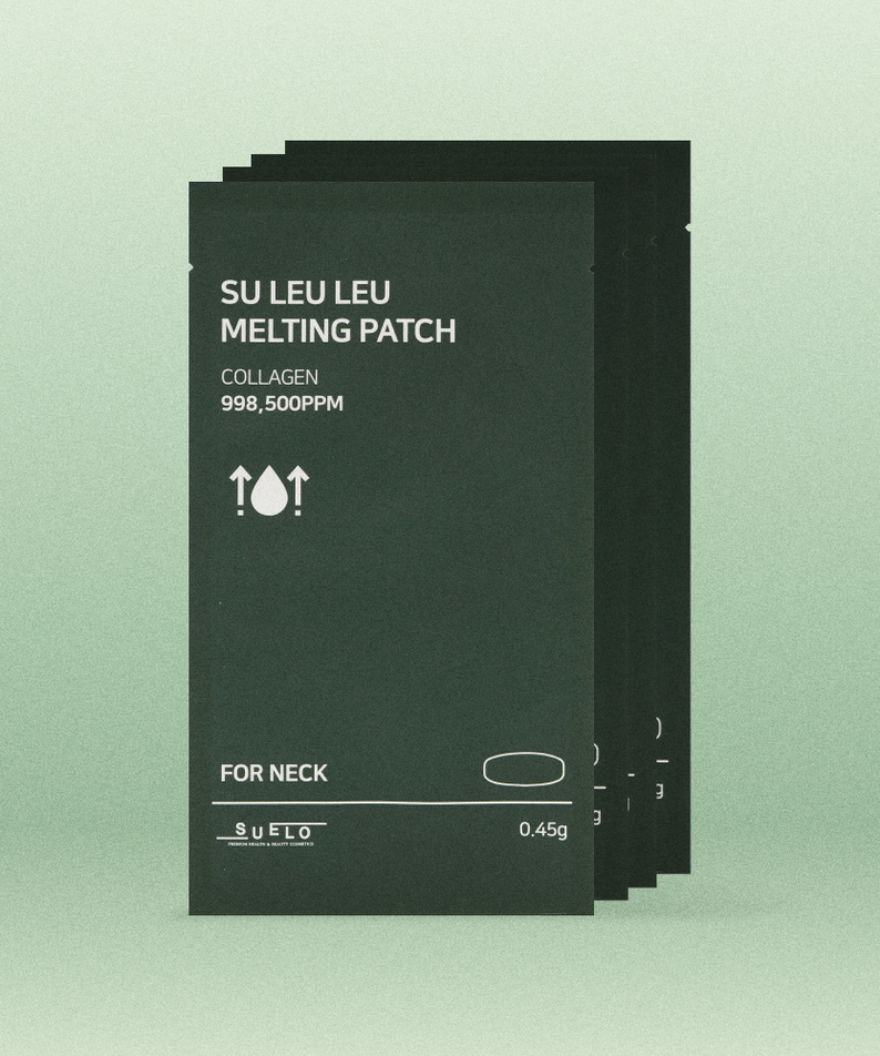 Suelo Neck Collagen Patch Lifting Neck Wrinkle Care 4 Sheets