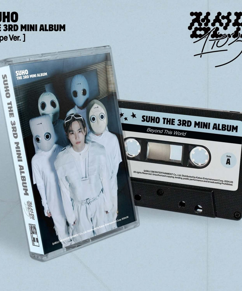 SUHO - 3rd Album [1 to 3] (Tape Ver.) - Kpop Album | Kool Seoul - Buy Kpop Albums Online