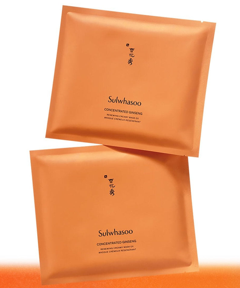 Sulwhasoo Concentrated Ginseng Renewing Creamy Mask Ex 5 Sheets