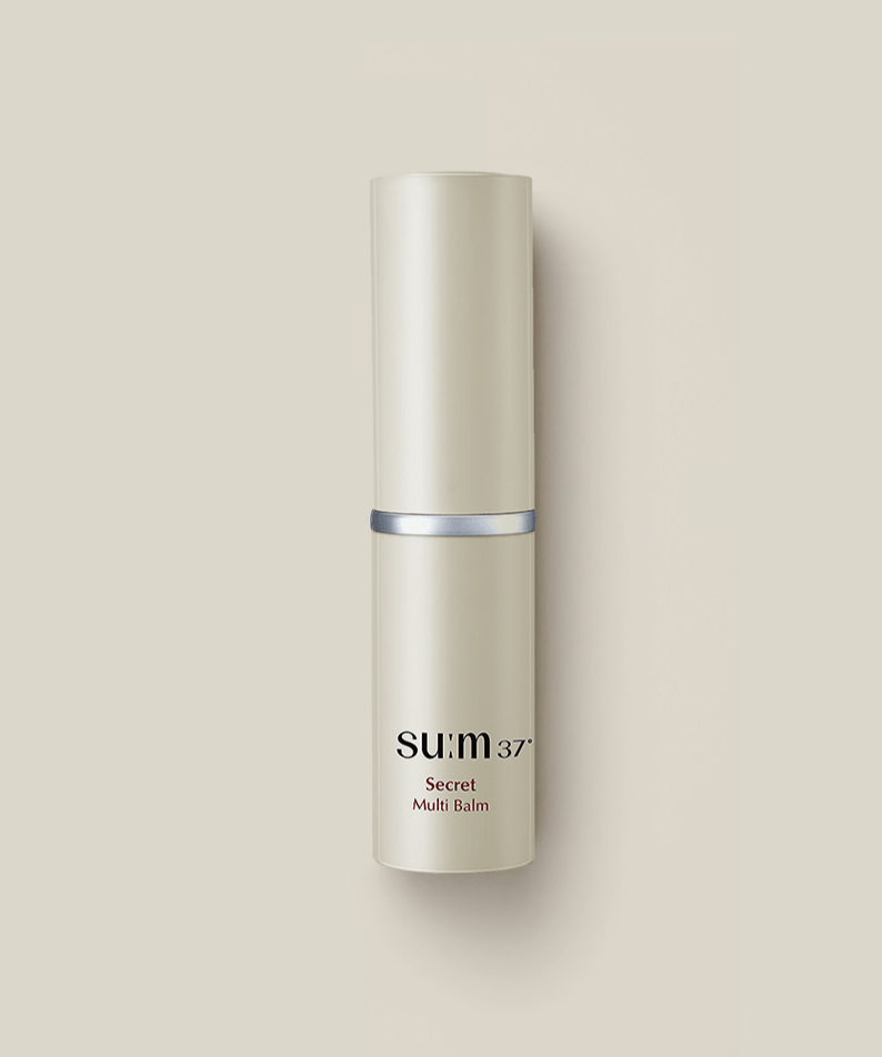 SU:M37 Secret Multi Balm 7g product image showcasing sleek design in neutral background.