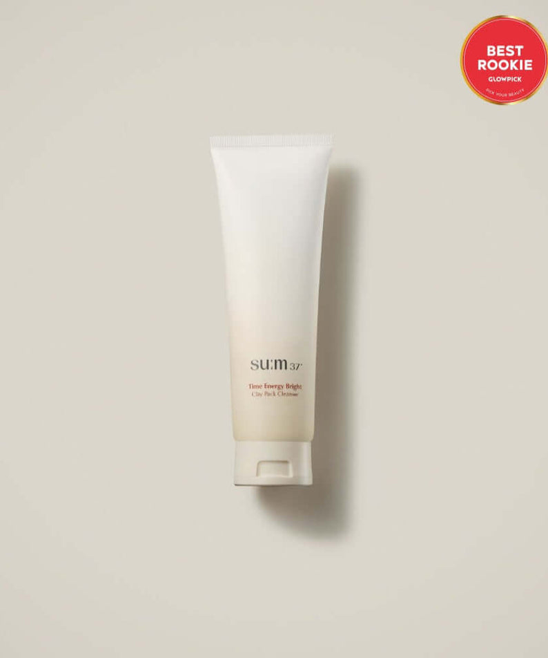 SU:M37 Time Energy Bright Clay Pack Cleanser 150ml product image with packaging and recognition label