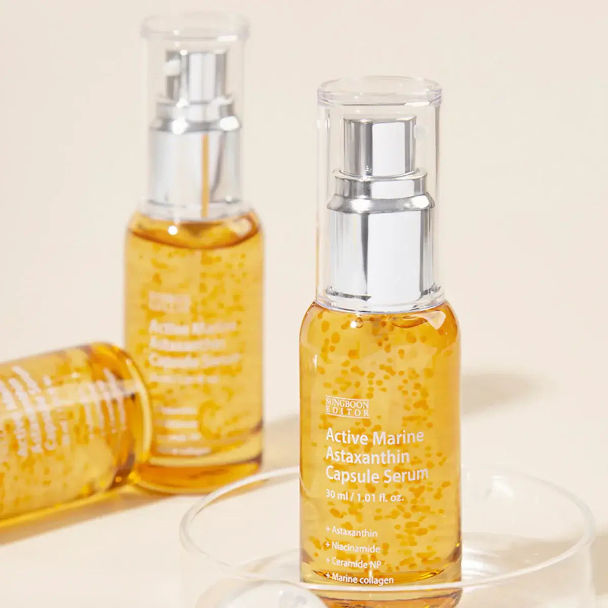 SUNGBOON EDITOR Active Marine Astaxanthin Capsule Serum 30ml product display