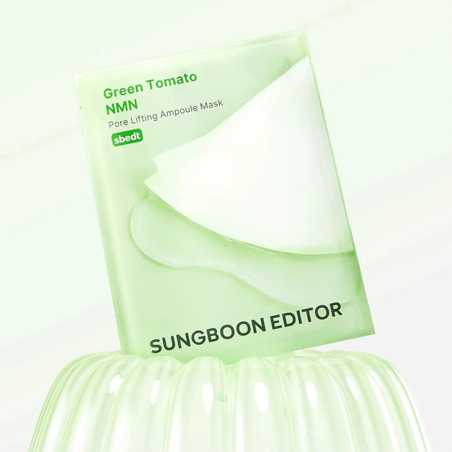 Sungboon Editor Green Tomato Nmn Pore Lifting Ampoule Mask