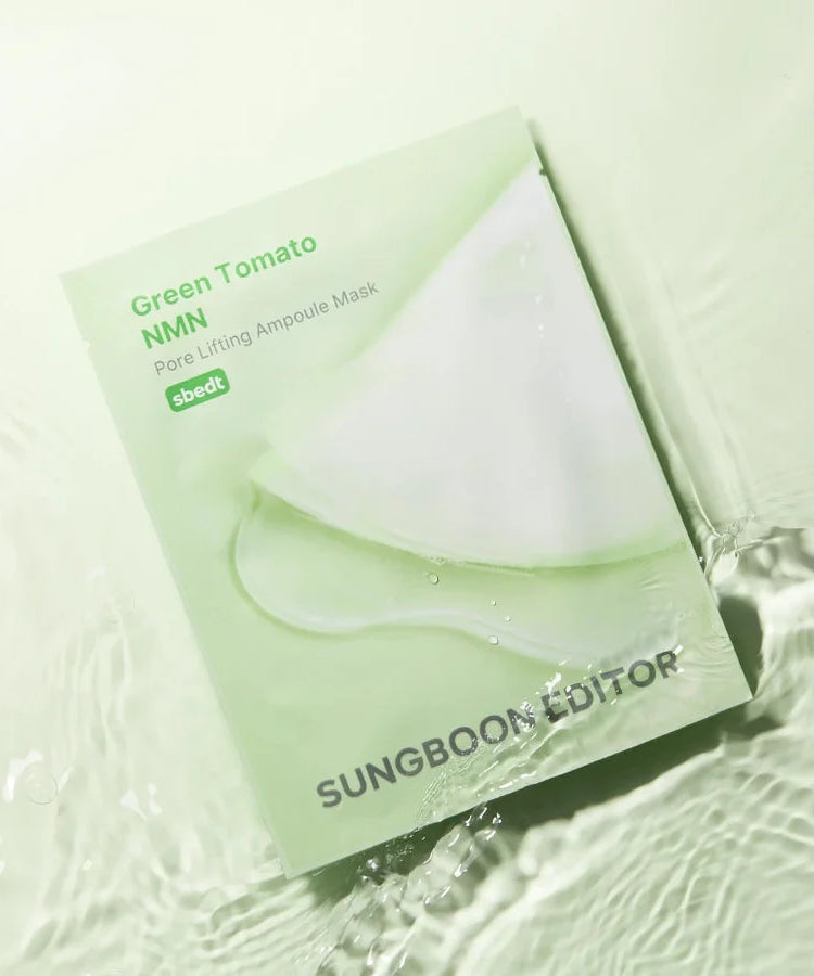 Sungboon Editor Green Tomato Nmn Pore Lifting Ampoule Mask