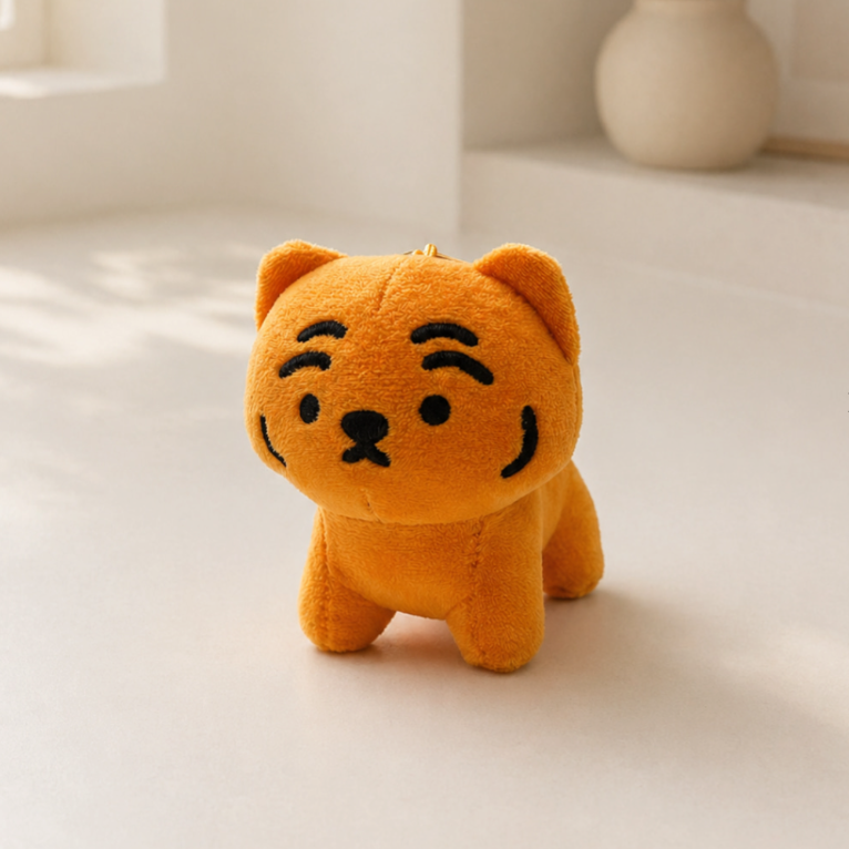 ミュージック タイガー マジェスティック チャビー タイガー プラッシュ キーリング