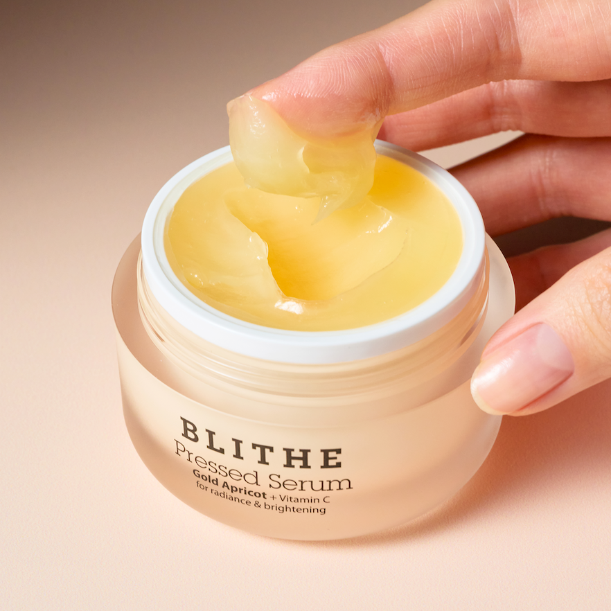 Blithe プレスドセラム ゴールドアプリコット 50ml
