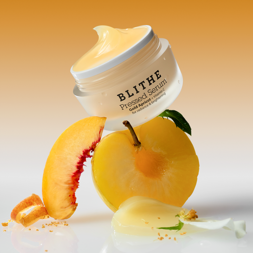 Blithe プレスドセラム ゴールドアプリコット 50ml