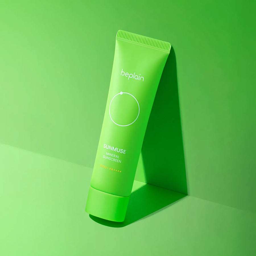 Beplain サンミューズミネラルサンスクリーン SPF50+ PA++++ 50ml