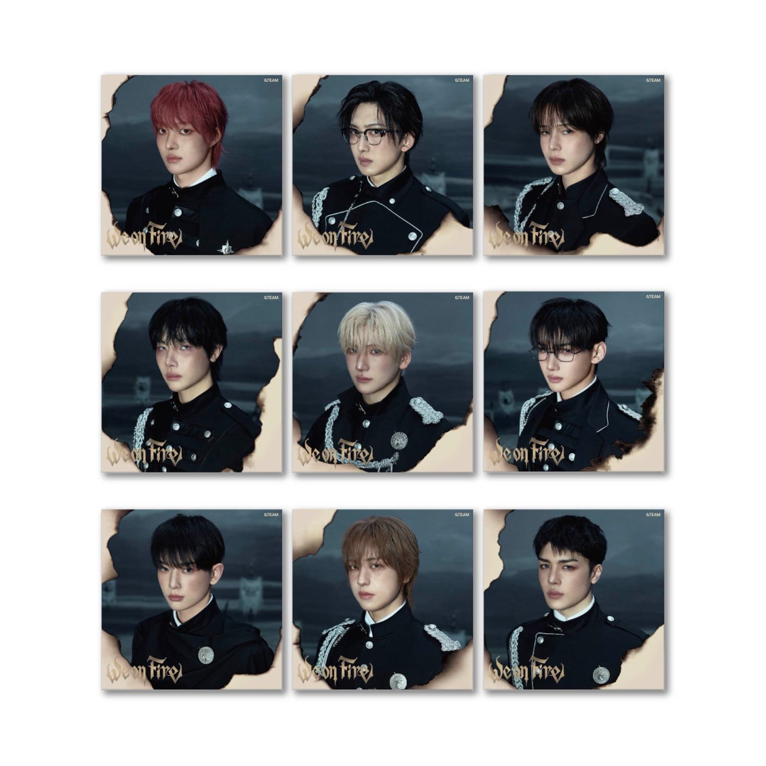 &TEAM - 3rd EP [We on Fire] SOLO EDITION (Set of 9) - Kpop A | Kool Seoul - Buy Kpop Albums Online