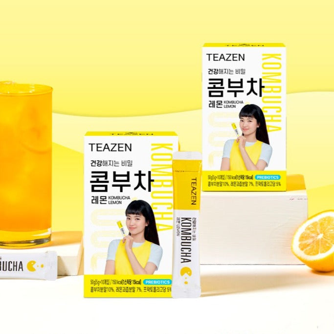 Teazen  Kombucha Lemon 10 Sticks