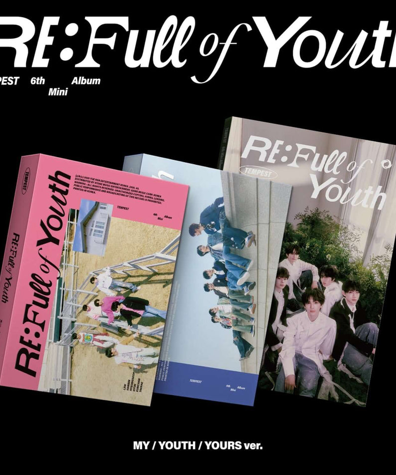 TEMPEST - [RE: Full of Youth] (Random 1 of 3) - Kpop Album | Kool Seoul - Buy Kpop Albums Online