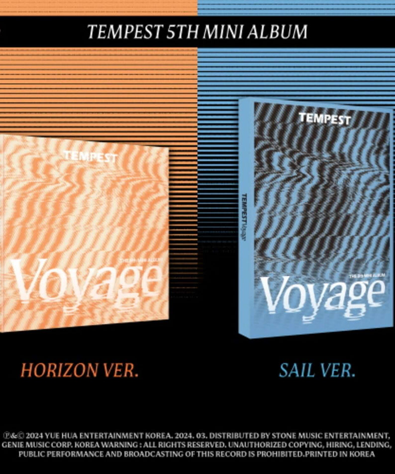 TEMPEST - [TEMPEST Voyage] (Set of 2) - Kpop Album | Kool Seoul - Buy Kpop Albums Online