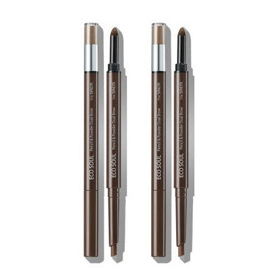 THE SAEM Eco Soul Pencil & Powder Dual Brow | Kool Seoul