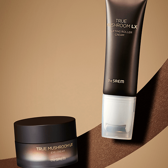 The Saem  True Mushroom Lx Eye Cream Special Set (Eye Cream+Roller Cream)