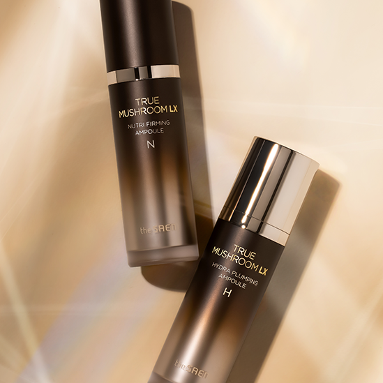 The Saem  True Mushroom Lx Firming Pro Ampoule Set (2xAmpoule+Cream)