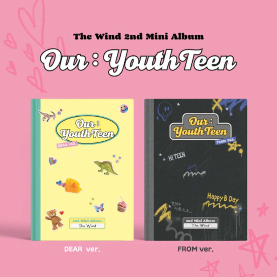 The Wind - 2nd Album [Our : Youthteen] (Dear Ver. / From Ver.) (Set Of 2) - Kpop Album