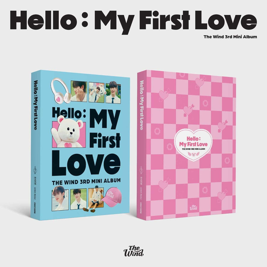 The Wind - 3rd Album [Hello : My First Love] (Box Ver./Love Ver.) (Set Of 2) - Kpop Album