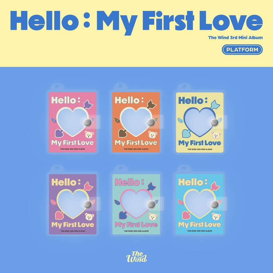 The Wind - 3rd Album [Hello : My First Love] (Platform Ver.)(Random) - Kpop Album