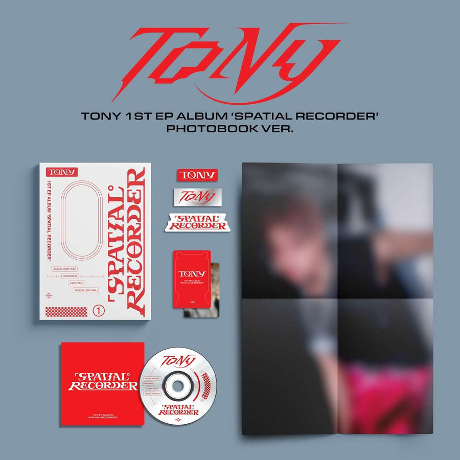 Tony - 1st Ep [Spatial Recorder] (Photobook Ver) - Kpop Album