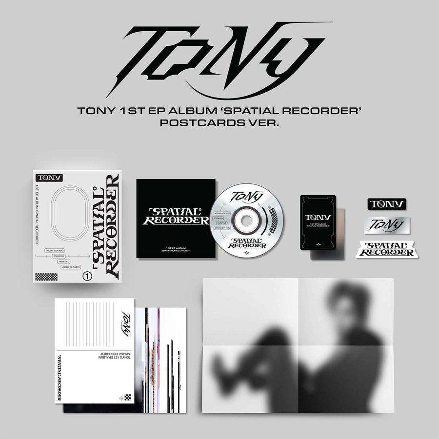 Tony - 1st Ep [Spatial Recorder] (Postcards Ver) - Kpop Album