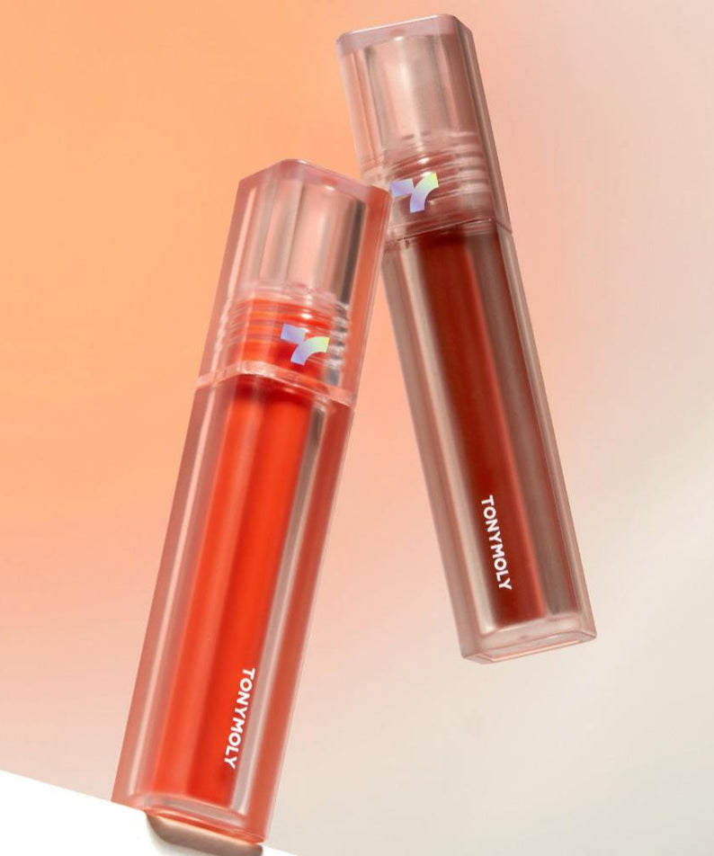 TONY MOLY Perfect Lips Shocking Lip in vibrant shades with sleek packaging, ideal for bold and long-lasting lip color.