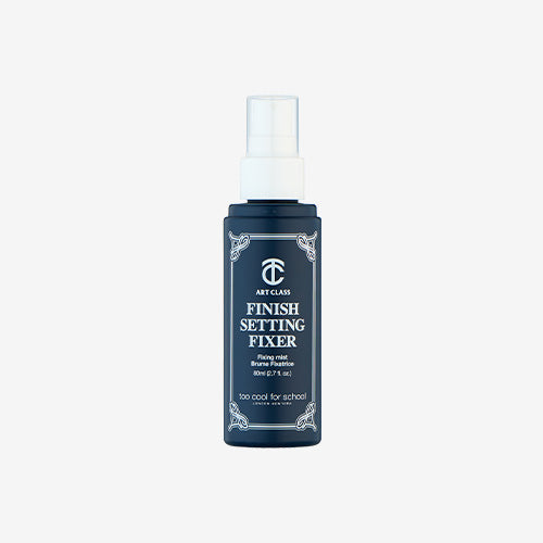 Bottle of TOO COOL FOR SCHOOL Finish Setting Fixer on a white background