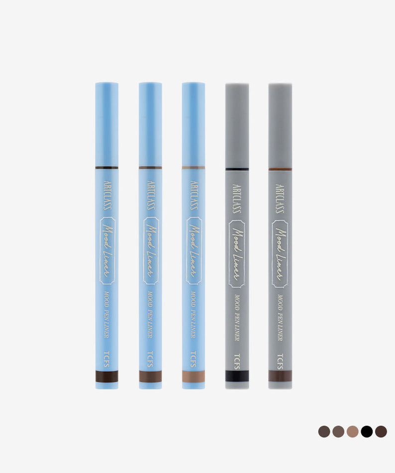Assorted colors of TOO COOL FOR SCHOOL mood pen liner on display